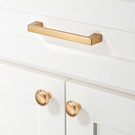 khtumeware 6 Pack 6.25 Inch(160mm) Kitchen Cabinet Handles,Champagne Bronze Cabinet Pulls Kitchen Cabinet Hardware, Furniture Pulls for Bathroom Cupboard Drawer Handles Dresser Pulls