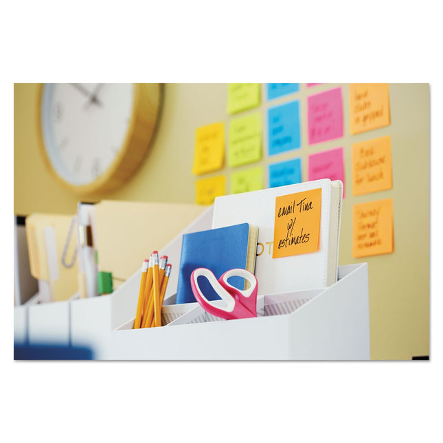 Post-it Super Sticky Notes, 3 in x 3 in, Rio de Janeiro, 70 Sheets/Pad, 24 Pads Cabinet Pack, Blue, Pink, Yellow 90feuilles � Post-it Notes 3 In X 3 In, Rio de Janeiro Collection, 70 Sheets/Pad, 24 Pads Cabinet Pack, 90 Sheets, 30 mm, 30 mm)