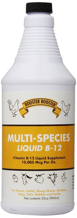 TDL Rooster Booster B-12 Supplément vitaminique liquide pour volaille Multi-espèces 32 oz