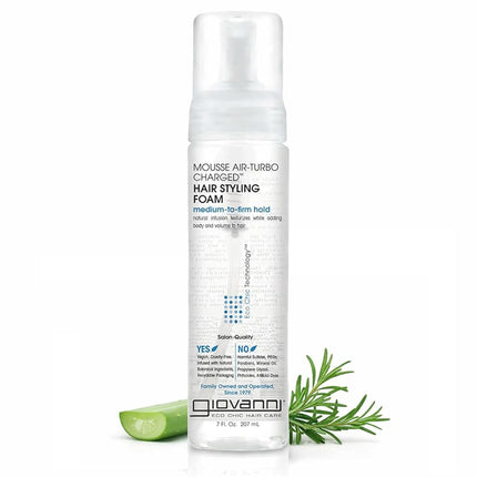 GIOVANNI Mousse Hair Styling Foam - Mousse for Cur
