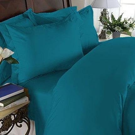 Elegant Comfort 4 Piece 1500 Thread Count Luxury Silky Soft Egyptian Quality Coziest Sheet Set, Queen, Turquoise