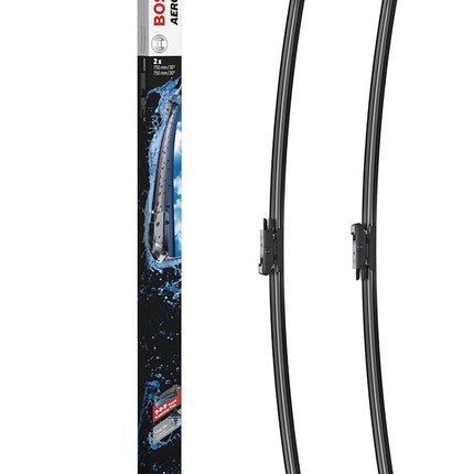Bosch Aerotwin A 214 S - Front Windscreen Wipers - Set of 2 Replacement Blades - Comes with Pre-assembled Adapter - 2 Blades, 750mm/750mm