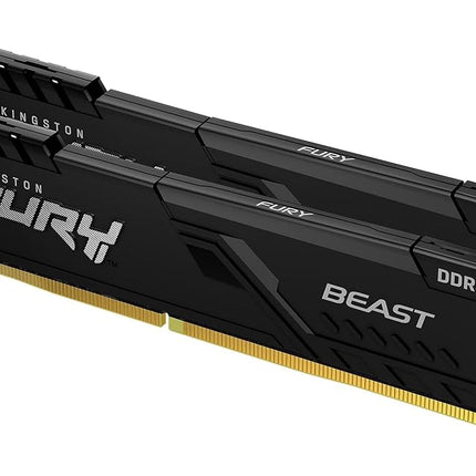 Kingston FURY Beast 16GB (2x8GB) 3600MHz DDR4 CL17 Desktop Memory Kit with 2 KF436C17BBK2/16
