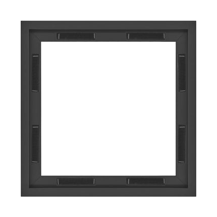 MCS Cadre flottant pour toile 30,5 x 30,5 cm, cadre carré noir pour toiles finies, cadre mural vertical et horizontal pour toiles de peinture (1-Pack)