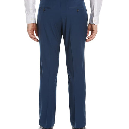 Perry Ellis Men's Portfolio Slim Fit Stretch Active Waistband Dress Pant, Insignia Blue, 36W x 34L