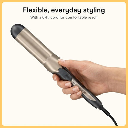INFINITIPRO BY CONAIR 1 3/4-inch Curling Iron, 1 3/4 inch barrel produces voluminous curls – for use on medium and long hair, CD1009