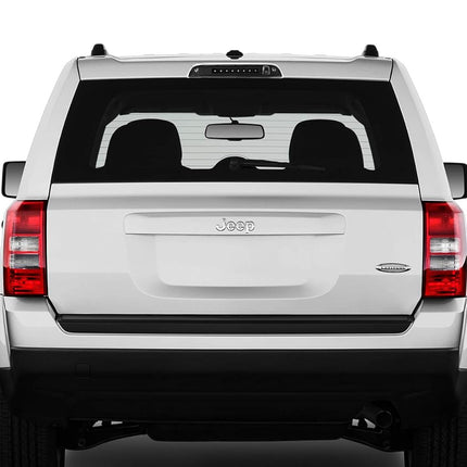 DNA MOTORING 3BL-PAT07-LED-BK Black Housing LED Third Tail Brake Light [Compatible with 07-17 Jeep Patriot]