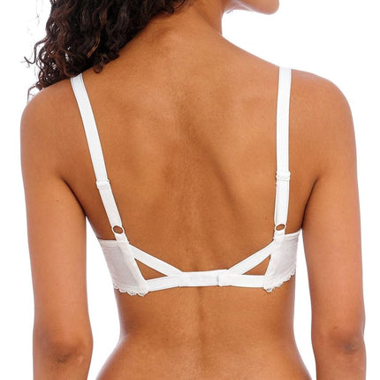 Freya Women's Signature Underwire Plunge Bra, White, 32C