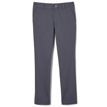 French Toast Girls' Big Stretch Twill Straight Leg
