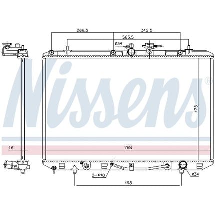 Nissens 646927 Radiator Engine Cooling