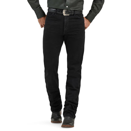 Wrangler Men’s 13MWZ Cowboy Cut Original Fit Jean, Shadow Black, 52W x 32L
