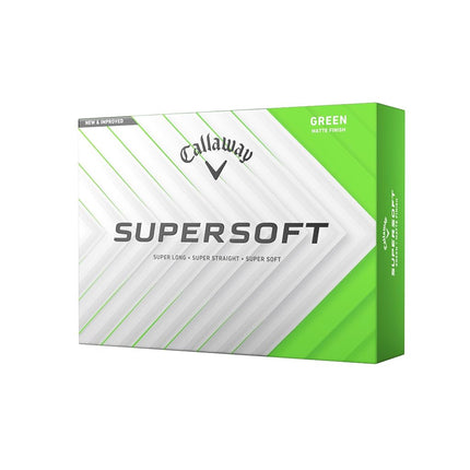 Callaway Supersoft 2025 Golf Balls, Green (Pack of
