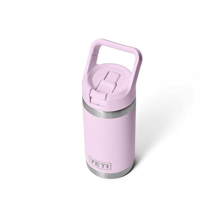 YETI Rambler Jr. 12 oz Kids Bottle, with Straw Cap, Cherry Blossom