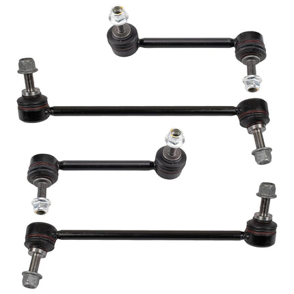 TRQ Front and Rear Sway Bar Link Set 4 Piece