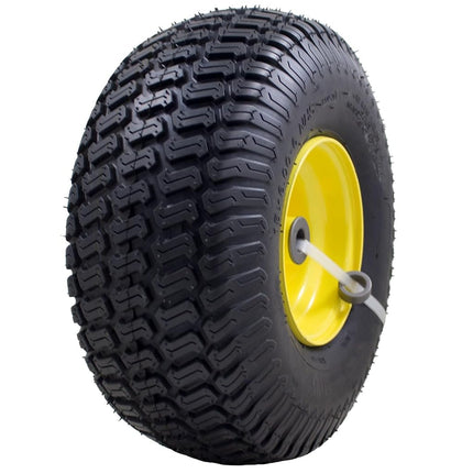 15x6.00-6" Front Tire Assembly Replacement for 100 and 300 Series John Deere Riding Mowers - 2 pack
