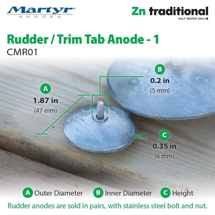 Martyr Anodes Unisex Adult CMR-1 ANODO, Multicoloured, Standard