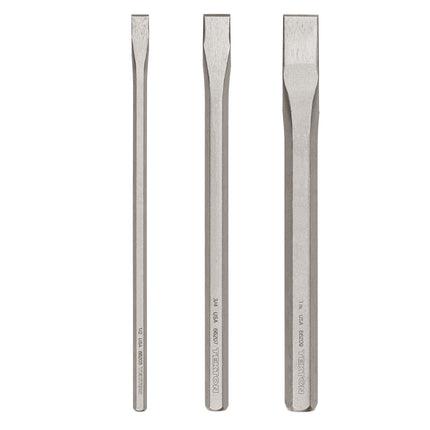 TEKTON Long Cold Chisel Set, 3-Piece (1/2, 3/4, 1 