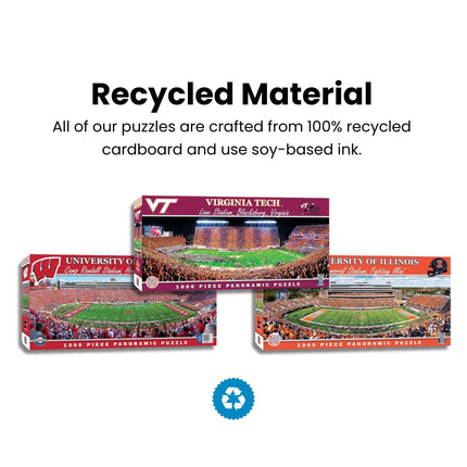 MasterPieces 91315: Wisconsin Football 1000pc Panoramic Puzzle