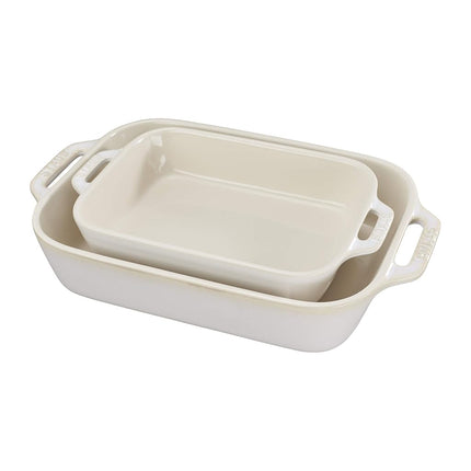 STAUB Ceramics Rectangular Baking Dish Set, 2 pc, 