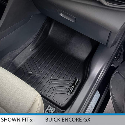Tapis de sol et tapis de coffre SMARTLINER derrière la 2e rangée, noirs, pour Buick Encore GX 2020-2021 avec chargement en position basse uniquement