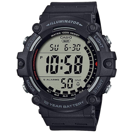 Casio 10 Year Battery, Black, One Size, AE-1500WH-