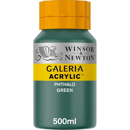 Winsor & Newton, Galeria Acrylic, Phtalo Green, 500ml