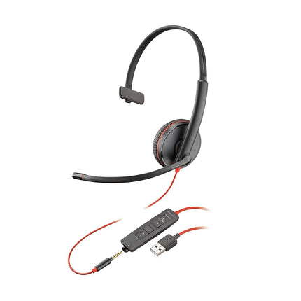 Plantronics Blackwire 3200 Mono Corded UC Headset 