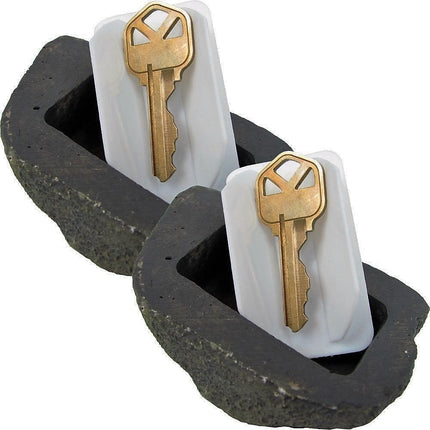 Ram-Pro 2Pc Hide-a-Spare-Key Fake Rock - Looks & F