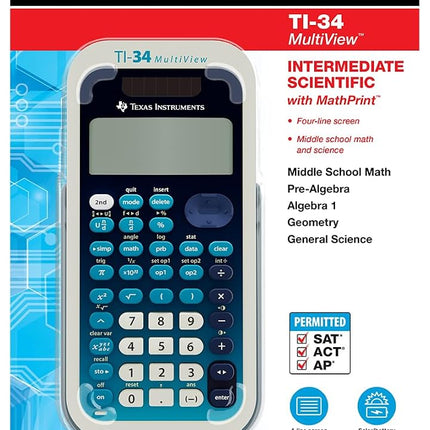 Texas Instruments TI-34 MultiView Scientific Calculator