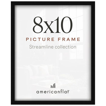 Americanflat 8x10 Picture Frame with Shatter-Resis