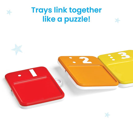 Learning Resources Sensory Number Trays, Educational Toys for 3+ Year Olds, Finger Tracing Board to Learn Maths, Number Tracing, Count from 1-10, Classroom Resources