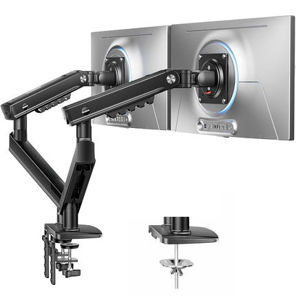 HUANUO Dual Monitor Arm for 13–32" Screen, Double 