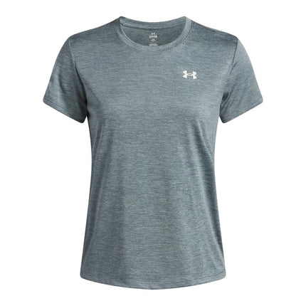 Under Armour Women's Tech Twist Short Sleeve Crew, (587) Jasper Blue / / White, XS