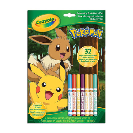 Crayola Colouring & Activity Book - Pokemon
