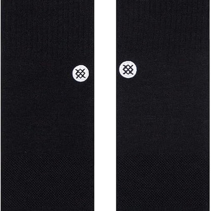 Stance Crew Sock - Icon - 3 Pack (Large, Black)