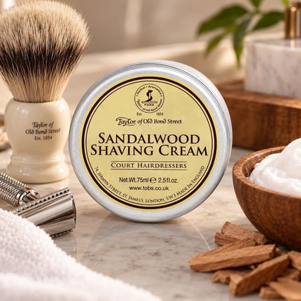 Taylor of Old Bond Street Sandalwood Shaving Cream 60 g