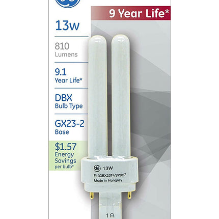 13 WATT F13DBX SW CFL BIAX REPLACEMENT BULB SOFT W