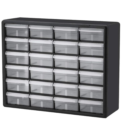 Akro-Mils 10724 24-Drawer Plastic Parts Storage Ha