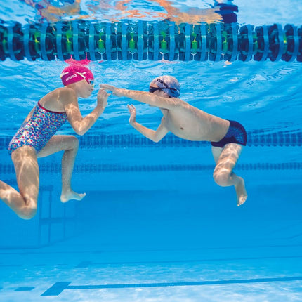 ARENA Unisex Kids Junior Air Mirror Swim Goggles for Swimming Ages 6 to 12 Air Seals Anti-Fog Coated Lens Adjustable Strap, Silver/Navy/Water