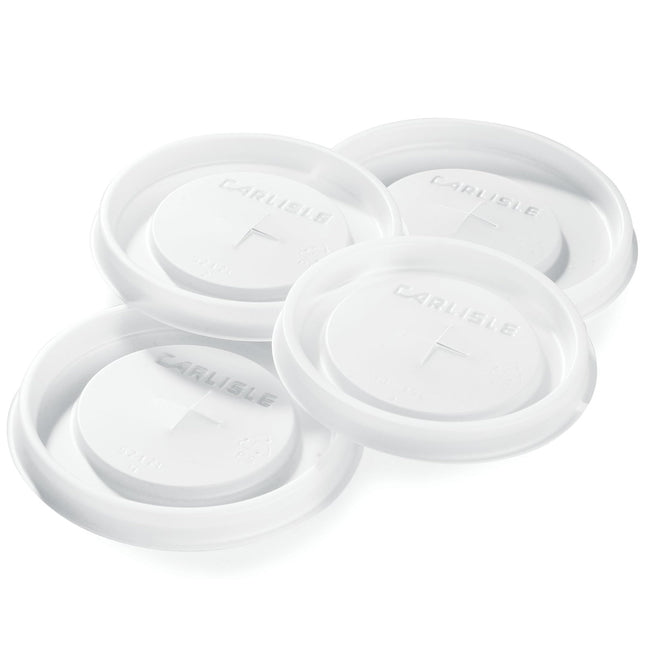 Carlisle 5810L30 Disposable Lid, Fits 5810, Fits 10 Oz, Translucent (Pack of 1000)