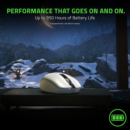 Razer Orochi V2 Ratón Inalámbrico Portátil para Gaming: Ultraligero - 2 Modos Inalámbricos - Hasta 950h de Batería - Switches Mecánicos - Sensor Óptico Avanzado 5G de 18K PPP - Blanco