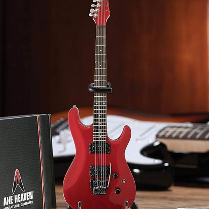 Joe Satriani Signature Candy Apple Red Mini Guitar Replica Collectible