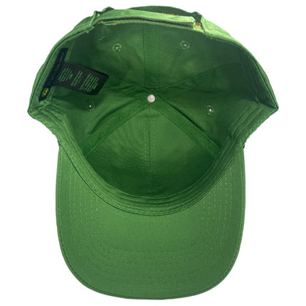 John Deere Men's Trademark Logo Core Baseball Cap, Green, Yellow Logo, One Size