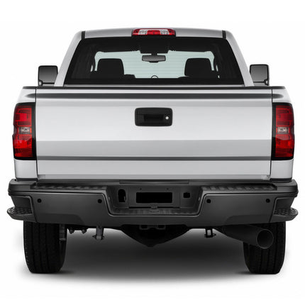 DNA MOTORING Rear Step Bumper Compatible With 2015-2019 Silverado/Sierra 2500HD 3500HD, With Rear Parking Sensor Holes, GM1102563, STEPBUM-10055