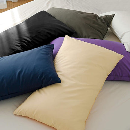 FLXXIE 6 Pack Microfiber Queen Pillowcases, Ultra Soft and Wrinkle, Fade Resistant Pillow Cases with Envelope Closure, 20x30 Inches, Black
