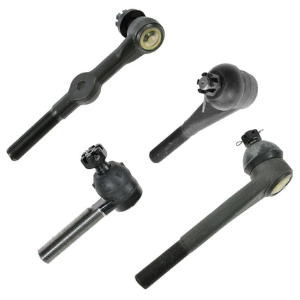TRQ Front Inner Outer Steering Tie Rod End Kit Set
