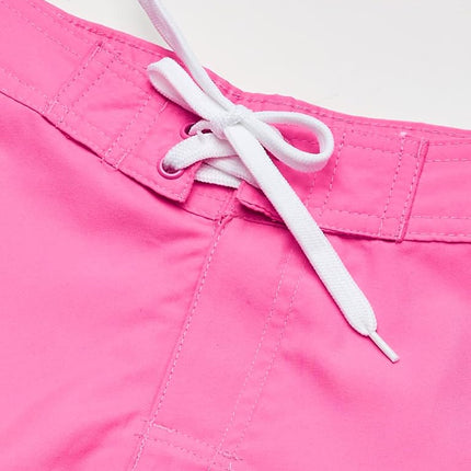 Kanu Surf Sassy UPF 50+ Board Short para Niñas Pequeñas, Rosa Neón, Grande