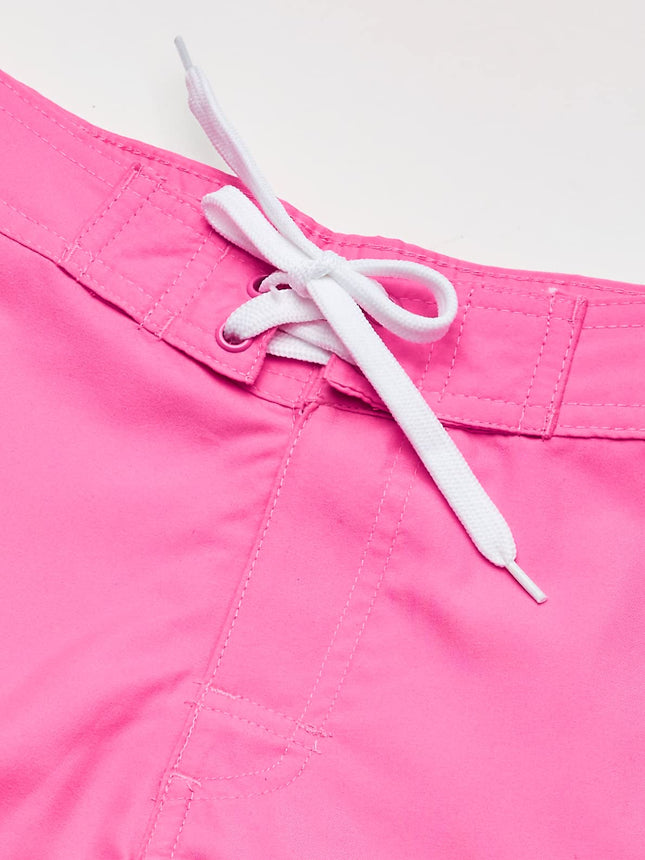 Kanu Surf Short de bain Sassy UPF 50+ pour petites filles, Rose fluo, Grande taille