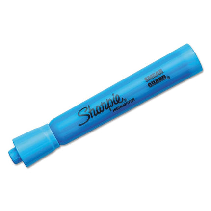 Sharpie 25010 Accent Tank-Style Highlighter, Fluorescent Blue, 12-Pack