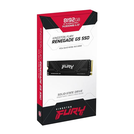 Kingston FURY Renegade G5 PCIe 5.0 NVMe M.2 2280 SSD 8T-SFYR2D/8T1